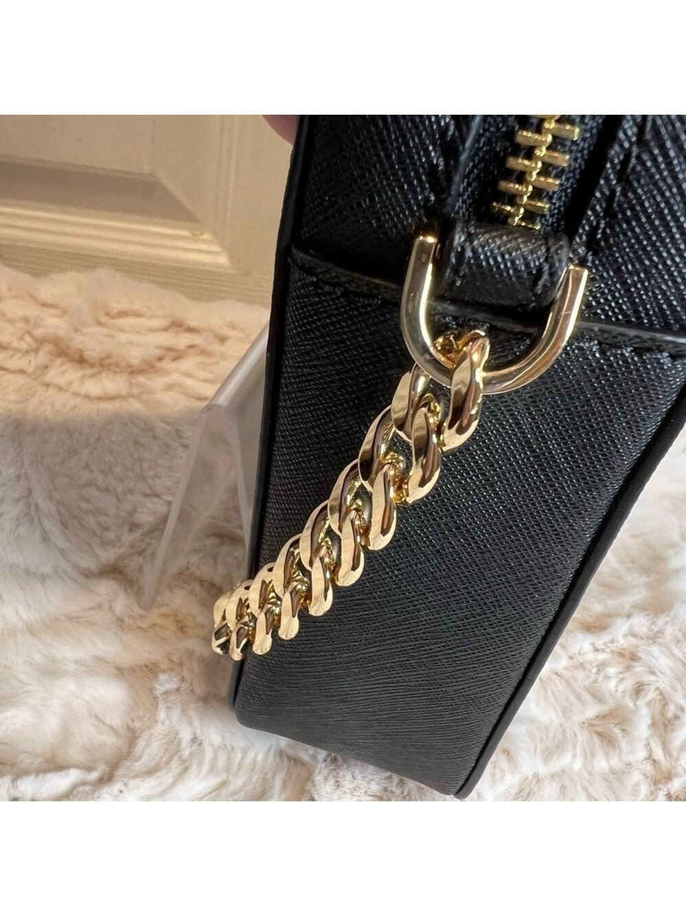 MICHAEL KORS WOMEN’s JETSET LARGE EAST WEST CROSSBODY. NEW WITH TAGS BLACK - Picture 8 of 12